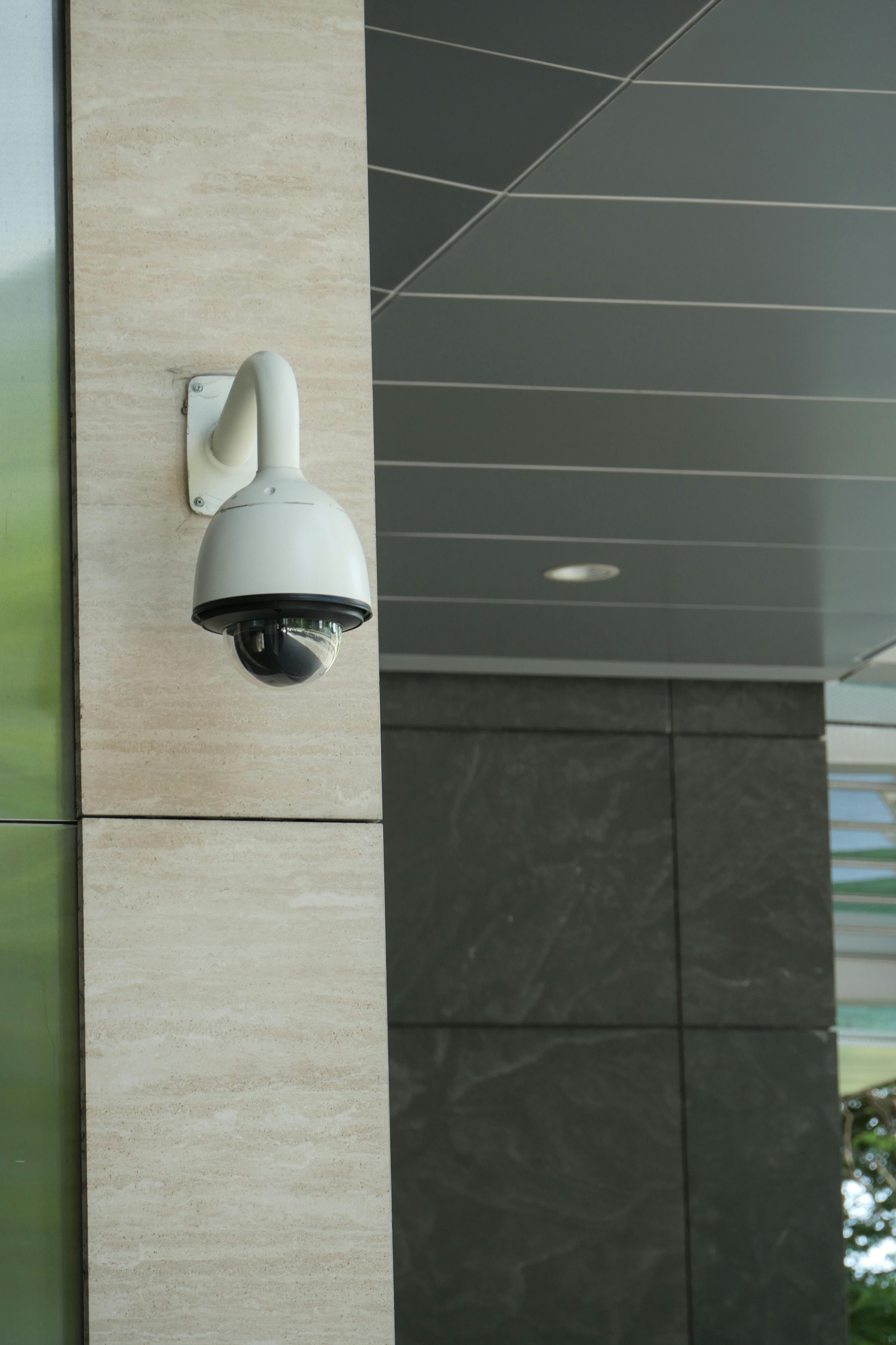 Bullet security camera installation
